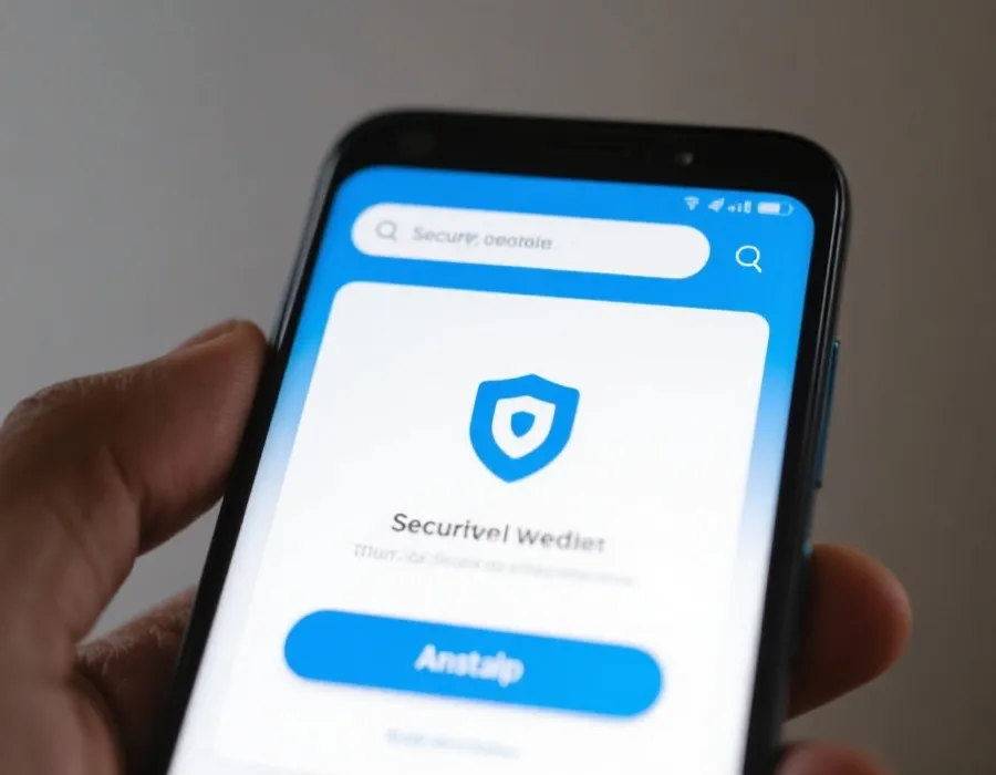手机端安全验证流程示意