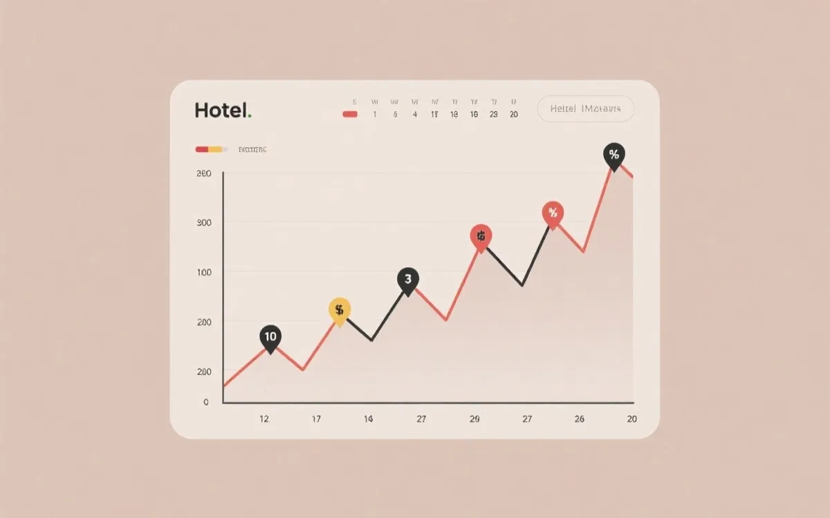 比赛日房价尖峰与订房时间节点示意图